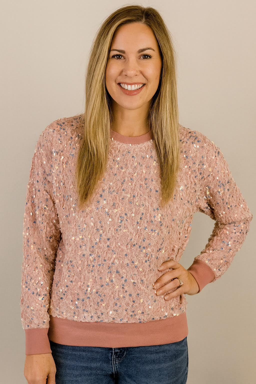 Assorted Set Of 6 Fiesta Sweatshirts, Pink